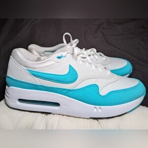 Nike Air Max 1 '86 OG Men's Golf Shoes (White/Dusty Cactus) Men's size 11